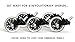 SunnieDog Office Chair Wheels (Set of 5) | Replacement Caster Wheels for Desk, Computer, & Gaming Chairs | Safe for Carpet, Tile & Hardwood Floors