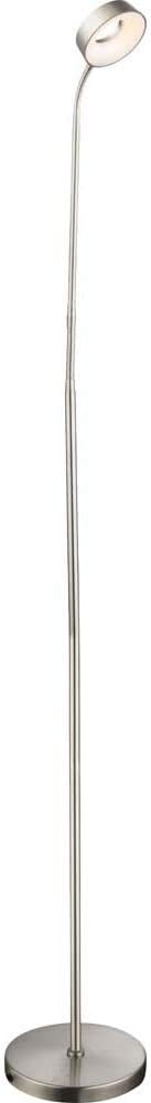 Globo GLOBO LIGHTING LED Floor Lamp, Matte Nickel, 156 x 20 x 62 cm
