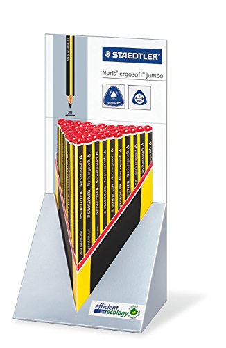 STAEDTLER 153 - Lápiz de gráfito Noris Ergosoft. Expositor con 48 lápices