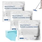 90 Pcs Floor Cleaner Multi-Surface Floor Cleaning Tablets Bodenreinigungstabletten Floors Clean Solution Tablet Hochwirksamer Reiniger Geeignet Für Massivholzböden Marmorboden Fliesenböden(Blau)