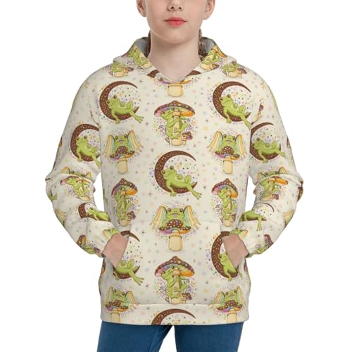 Frogs Kid Hoodies Boys Sweatshirts Girls Pullover with Pocket