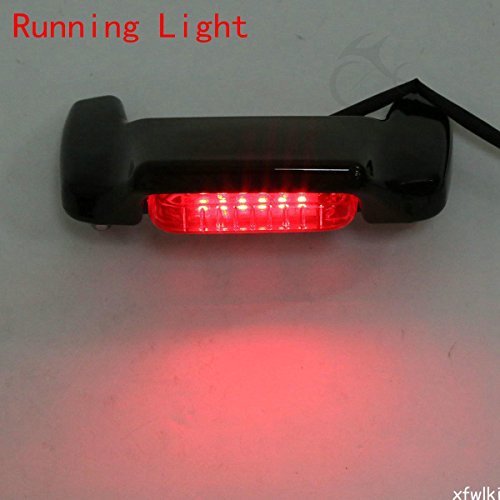 Kit de tapa para alforjas rígidas en negro vibrante con spoiler LED para Harley Touring FL (1993-2013) miniatura 7