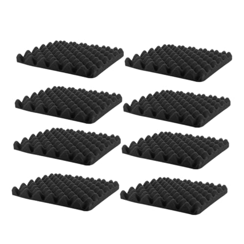 Yardwe 8Pcs Paneles Acústicos Aislantes Autoadhesivos para Reducción de Ruido para Estudios en Casa miniatura 1