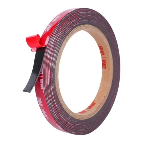 Doppelseitiges Klebeband Extra Stark Klebend Verwendet Originales VHB 5952 Rohmaterial 10mm x 3m 1.1 mm dickt Wasserfest und Hochtemperaturbeständig für Auto Heimdekoration Bürodekoration