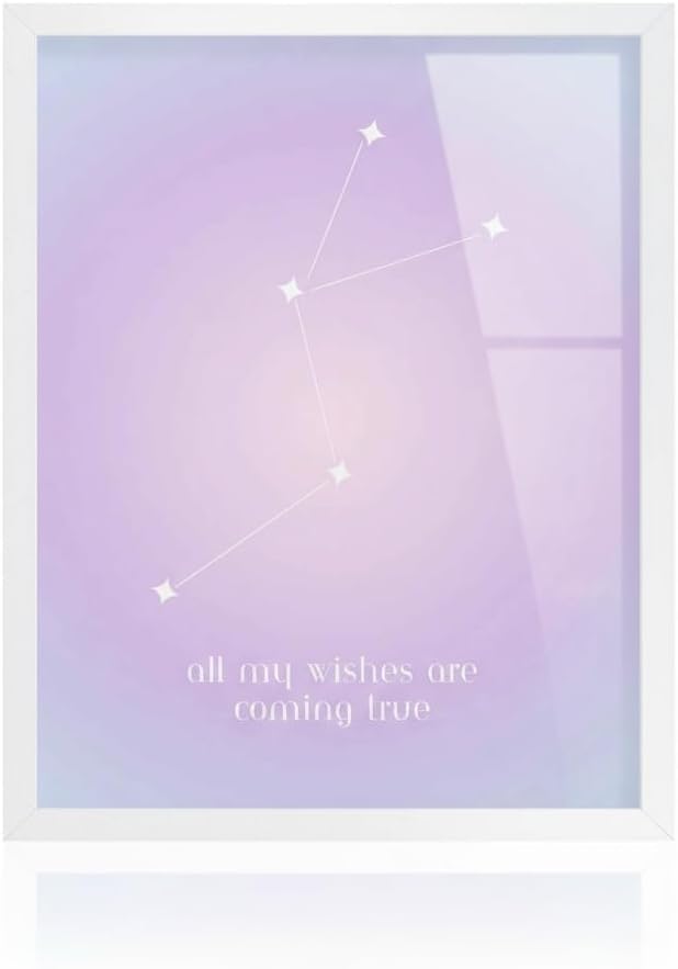 Affiche Constellation Wishes Aligning Athene Fritsch Pastel Lavande 30x40 cm