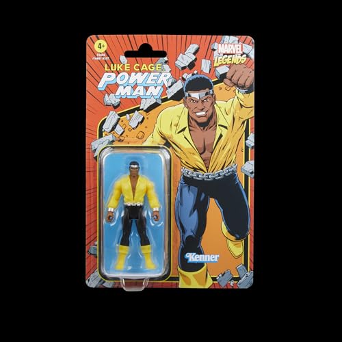 Image of Marvel Legends Series Retro 375 Collection Power Man 3.75-Inch Collectible Action Figures,Toys for Ages 4 and Up