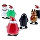 iPobie 6 Stücke Kinder Weihnachten Aufziehspielzeug Wind Up Pinguin Rentier Weihnachtsbaum Schneemann Weihnachtsmann Figur Uhrwerk Spielzeug