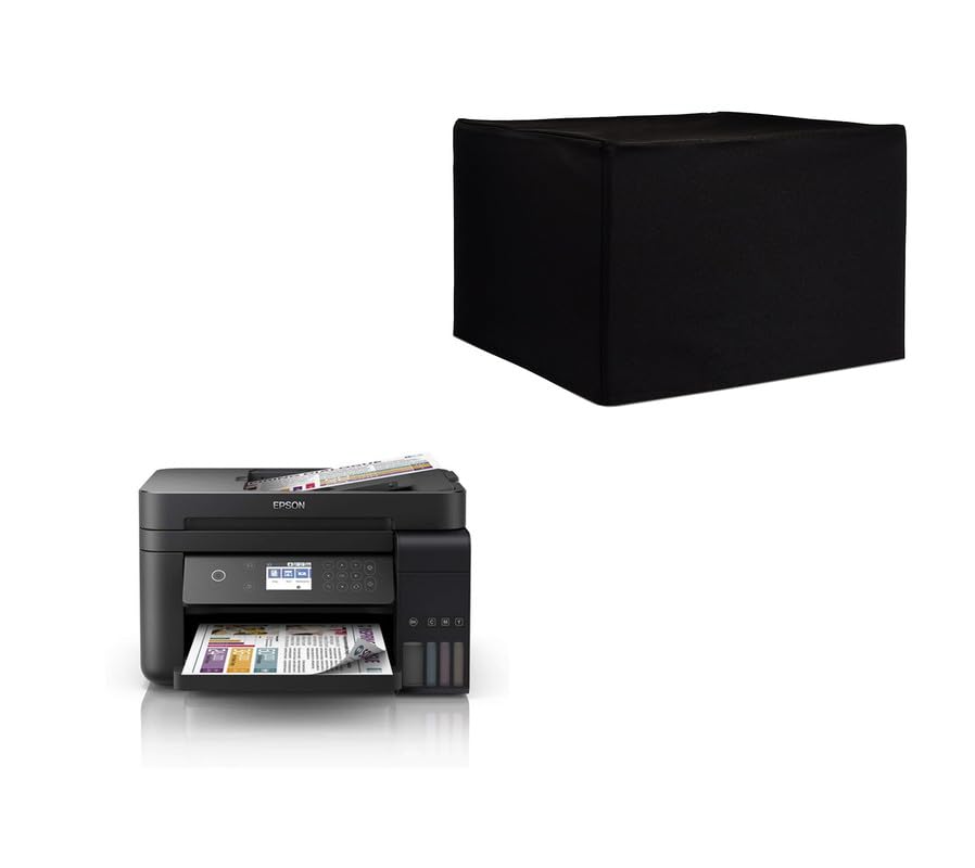 JeJos Printer Dust Cover Case Compatible with Epson L6270 Multi-function WiFi Color Inkjet Printer - Black (B0CCLGBSFB) Amazon Price History, Amazon Price Tracker