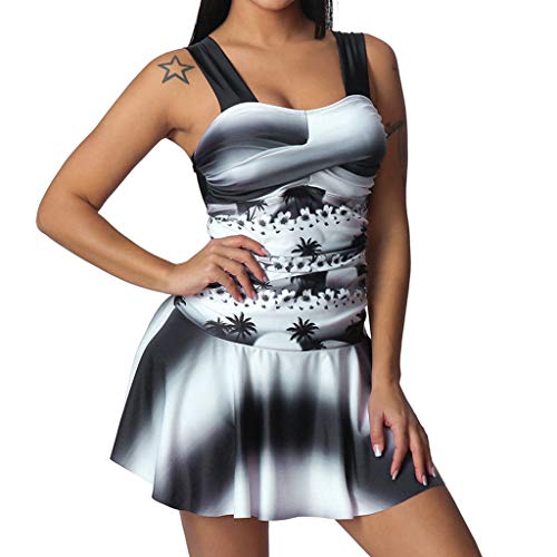 Tankini Swimsuits For Women Size Swimwear Lady Padded Swimsuit Biki Swimdress Plus Rainbow Beachwear Swimwears #TOP1