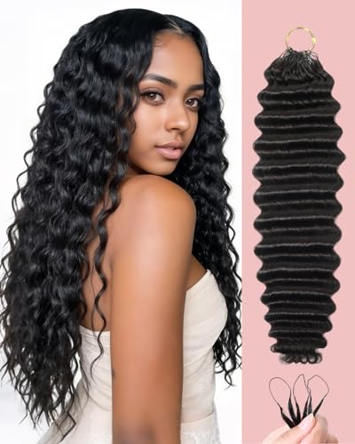 20 Inch Human Crochet Hair for Black Women, Feather Human