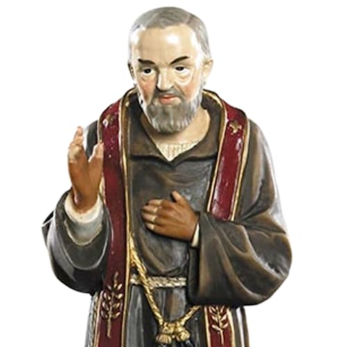 Estatua de St Padre Pio 8 pulgadas miniatura 5