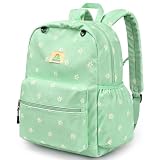 STEAMEDBUN Corduroy Kids Backpack for Girls and Boys 5-8: Girls Backpack for Elementary Kindergarten - 15 inch Cute Backpacks for Kids - Daisy