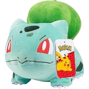 Pokemon 8-Inch Bulbasaur Starter Plush – Officially Licensed – Authentic Soft Stuffed Toy – Gift for Kids, Boys, Girls – 2+