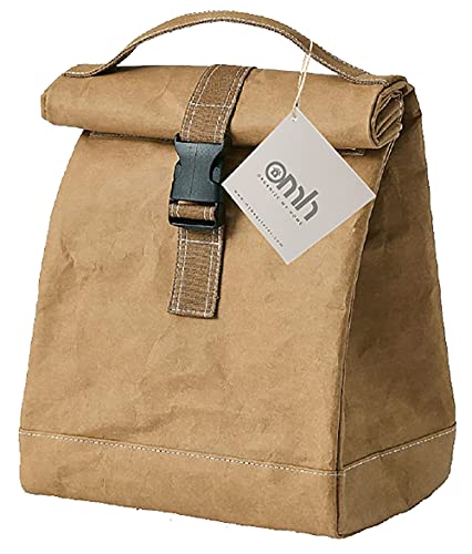 Roll Down Lunch Tote Bag (Brown) #TOP1