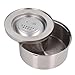 Dioche 3L Stainless Steel Dog Bowl Set, Anti Skid Rubber Feet, Food Grade, Spill Proof Pet Water Bowl with Plate, No Mess Slow Drinking Cat Water Bowl, Vehicle Carried Travel