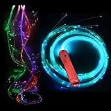 Einfach zu bedienen: Nur eine Taste, um schnell zwischen den Modi zu wechseln. Der Tänzer kann die Peitsche frei um 360 ° drehen. Bitte verwenden Sie etwas Fiber Whip Lube, um das Tanzen zu vereinfachen. Unser überarbeitetes, leichtes Kraftpaket mit schlankem und sich verjüngendem Design bietet die ideale Handposition und verhindert das Abrutschen und Fallenlassen, sodass Sie sorgenfrei peitschen können.