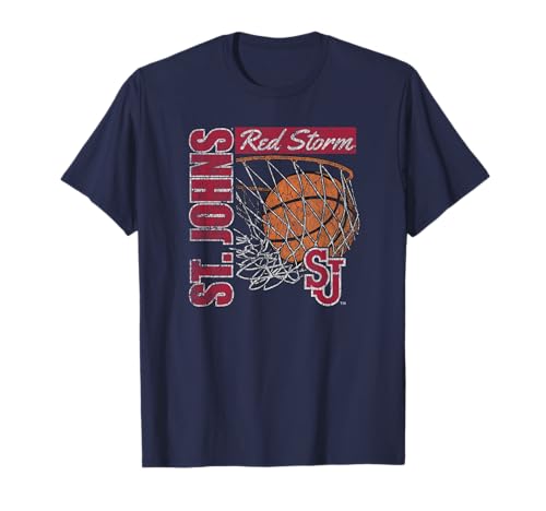 St. John's Red Storm Vintage Basketball 90's Navy T-Shirt
