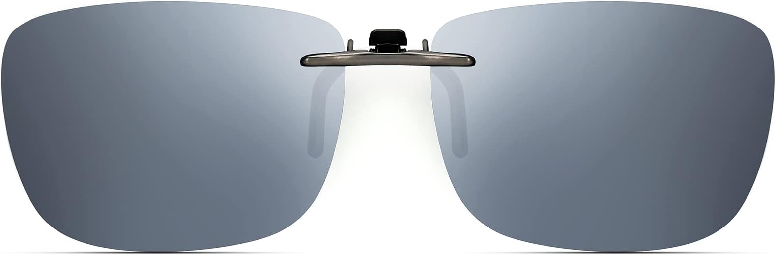 Polarized Clip On Sunglasses Over Prescription Glasses Men Women Compact Fit Non-Flip Up