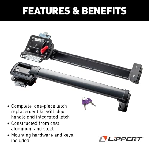 Lippert LatchXtend™ Easy Open RV Door Handle Extension for Entry Doors with a Standard Paddle Latch, Extends Reach by 14", Easy Retrofit Installation, Perfect for Kids and Seniors - 2022301969 by Lippert Components - Image 3