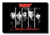Ratt Poster Print | Landscape Color | Home Decor For Living Room, Dining Room, Office, Dormitory, Hallway, Home Office, Dancing Undercover (24x36)