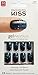 **NEW** Kiss Nails GEL FANTASY "KGN03" (PAINTED VEIL) Medium Design Nails w/Adhesive Tabs & Glue