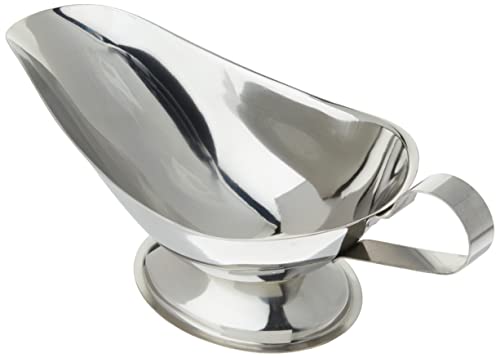 Winco Gravy Boat, 10-Ounce, Stainless Steel, Medium #TOP2