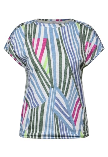 T-Shirt rayé Femme Cecil vêtement marin à manches courtes et col rond