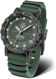 Vostok Europe Herren-Automatikuhr SSN-571 Nuclear Submarine Dunkelgrün NH35-571F608