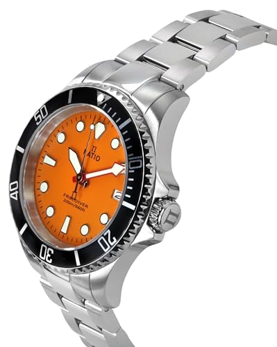 Image of RATIO FreeDiver Sapphire Crystal Diver Watch Japanese Quartz Dive Watch 200m Water Resistant Diving Watch