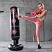Yardwe Kids Inflatable Boxing Punching Bag 63 Inch Fitness Training Tumbler for Home Gym Exercise Agility and Hand-Eye Coordination Improvement