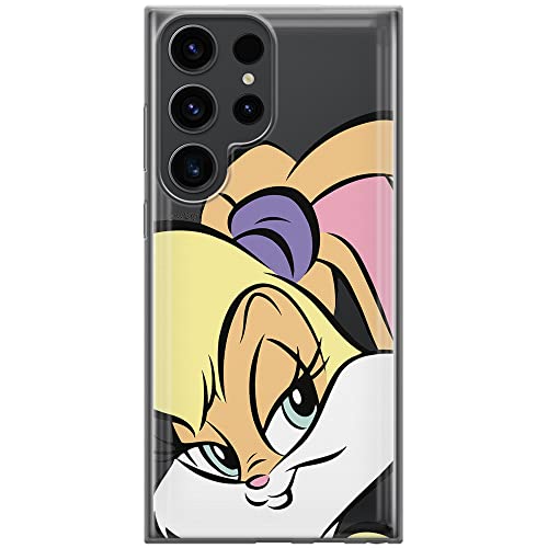 ERT GROUP Mobile Phone Case for Samsung S23 Ultra Original and Officially Licensed Looney Tunes Pattern Lola 001 Perfectly Adapted to The Shape of The Mobile Phone, Partially Transparent