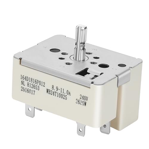 WB24T10025 Range Infinite Control Switch Replacement for GE Hotpoint KenMore 8 Inch Range Element Replace PS236750 AP2024072 AH236750 769692 EAP236750 by Sikawai