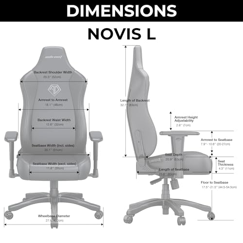 andaseat novis series gaming chair reviews