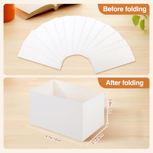 Bakbania 30 Pieces Paper Sandwich Boxes Take Out Containers Sandwich Cake Boxes for Toast, Donuts, Burgers(White) by Bakbania - Used condition - Image 2