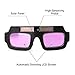 KKmoon Gafas de Soldadura Eléctrica,TIG Gafas Oscurecedoras Automáticas Solares,Gafas Antideslumbrantes Transparentes,Gafas Anti-Arco...