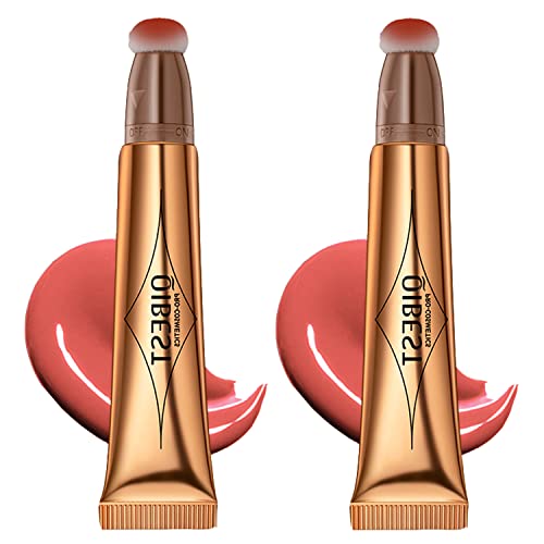 Wfwj 2Pcs Liquid Blush Beauty Wand,Matte Face Blush With Cushion Applicator,Natural Silky Smooth Creamy Liquid Blush Wand, Lightweight Nourishing Blendable Blush Makeup Stick For Cheek(3# Blush Peach) #TOP16