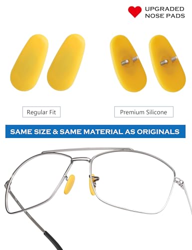 Image of 4 Pairs Replacement Nosepieces Nose Pads for Ray-Ban Aviator RB3025 RB3026 RB3044 RB3261 RB3483 Clubmaster RB3016 Sunglass