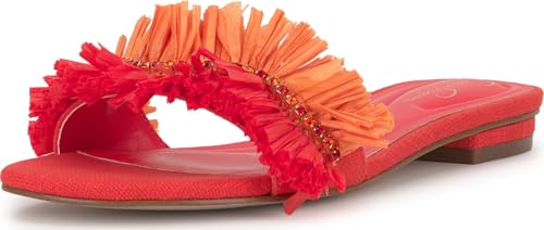 Jessica Simpson Danive Sandale plate nu-pieds tendance été pour femme
