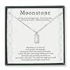 HOPE LOVE SHINE New Beginnings Rainbow Moonstone Sterling Silver Necklace for Women