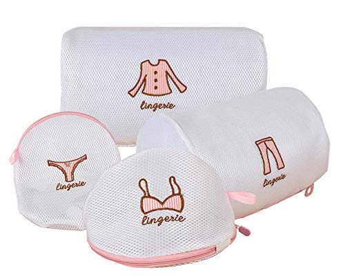 D C.Supernice Lot de 5 Sacs à Linge en Maille pour Chemisier délicat, Bonnet, sous-vêtements, Soutien-Gorge, Lingerie pour bébé, Chaussettes, Pantalons Cover