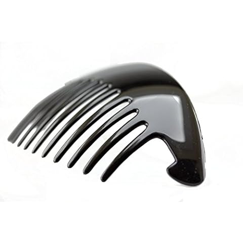 2Stk. XL Steckkamm in schwarz 14cm lang 7 cm breit Cover