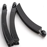 10pc Black Side Hair Banana Clip Gear Teeth Grip Comb 10cm Tool Diy NEW