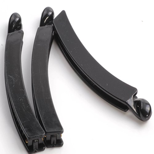 10pc Black Side Hair Banana Clip Gear Teeth Grip Comb 10cm Tool Diy NEW