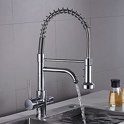 Grifo para ollas de latón antiguo con acabado clásico y estructura robusta de pared 2
