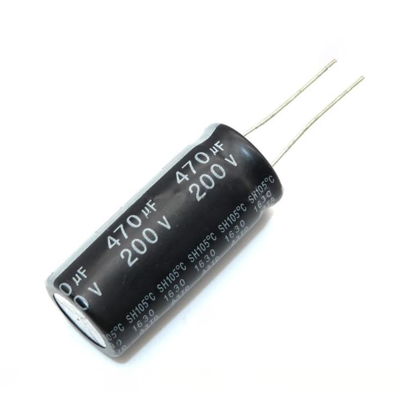 Condensateur 470uF 200V radial haute performance pour lissage de tension stable