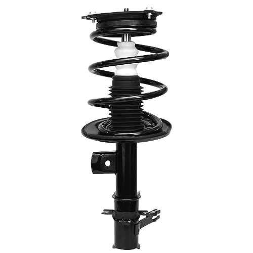 Image of Detroit Axle - 2 Front Struts for 2007-2013 Nissan Altima Complete Struts with Coil Spring 2008 2009 2010 2011 2012 Replacement Quick Install Ready Strut Shock Assembly