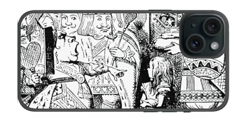 ClearView iPhone 15 Plus�p �v�����g �w�� �ی� �t�B���� ���{�� ����V���[�Y �W�����E�e�j�G�� (John Tenniel) ���l�Ə����l