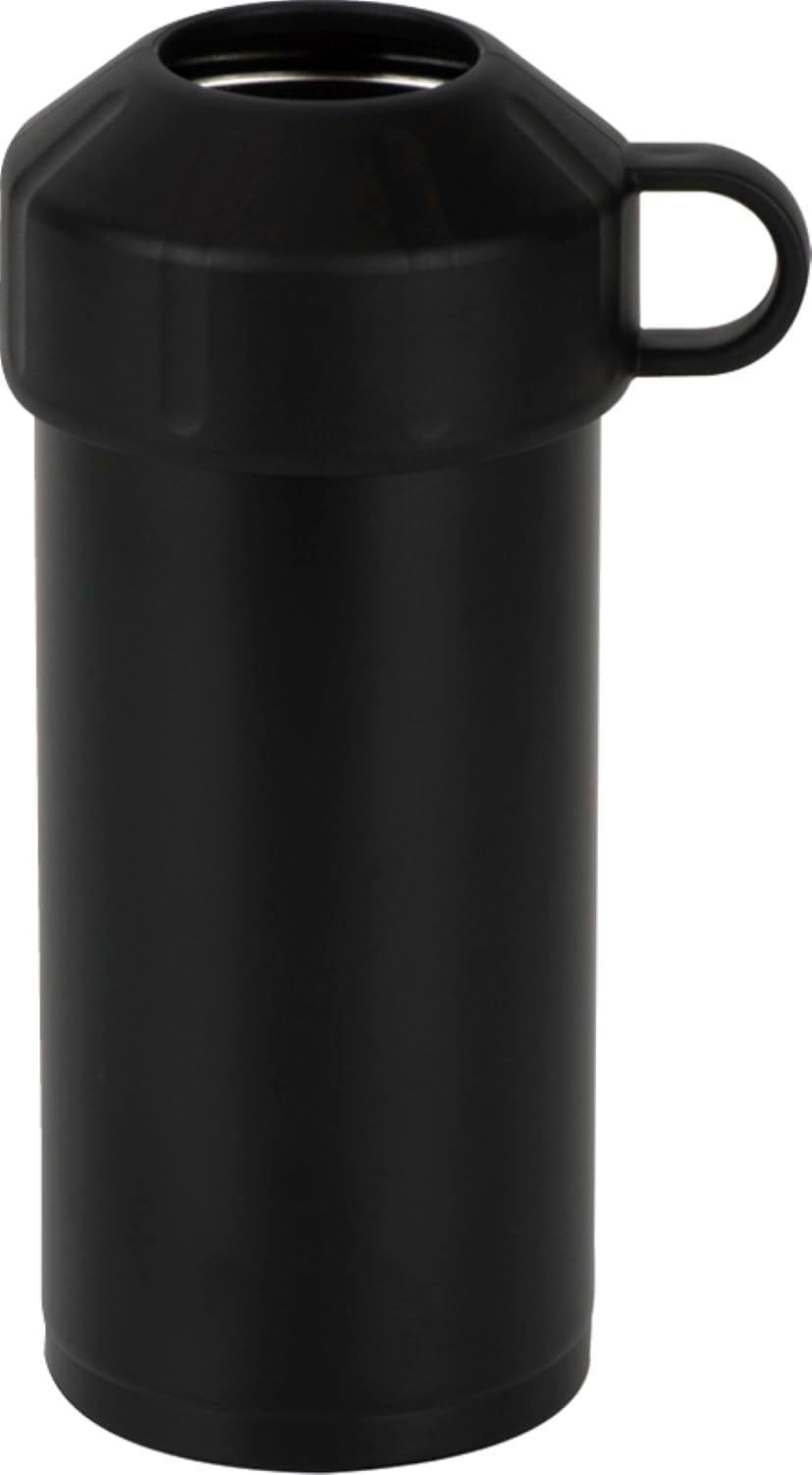 Wahei Freiz Fortec RH-1568 Black Water Bottle Holder, Vacuum Insulated, 16.9 - 20.3 fl oz (500 - 600 ml), Cold Insulation, Works with Carbonated Acid and Sports Drinks