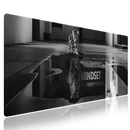 Extended XXL Gaming Mouse Pad with Inspirational Quote