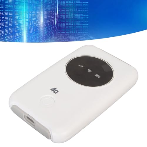 Jectse Modem WiFi USB 4G LTE, Routeur 4G WiFi 5G débloqué avec Emplacement pour Carte SIM, 300 Mbps 10 Appareils Utilisateurs Mini Point D'accès Mobile WiFi intégré 3200 MAh, Point – vue 3